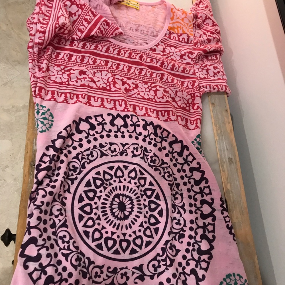 Free People cotton short dress.  Great pattern